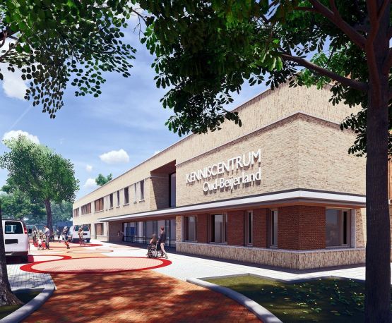 Kenniscentrum Oud Beijerland Render Voorgevel Valtos Architecten