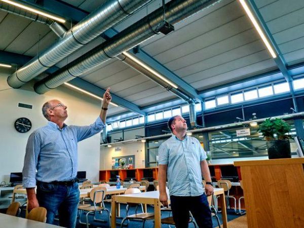 Hoeksch Lyceum begint optimaal geventileerd aan nieuw schooljaar