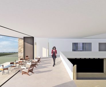 Actief College Architectenselectie Interieur Kantine Vide Tribunetrap 01