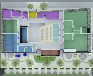 Actief College Architectenselectie Bovenaanzicht Eerste Verdieping